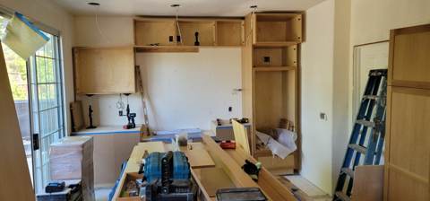 kitchen remodel in Bay Area — under construction, photo 15