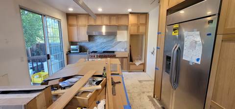 kitchen remodel in Bay Area — under construction, photo 32