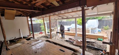whole-house remodel in Bay Area — under construction, photo 23