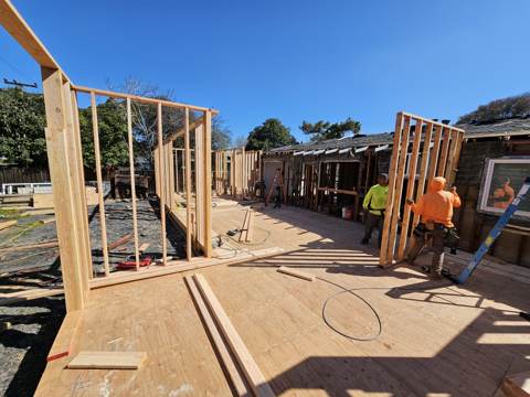 home addition and remodel in San Jose — under construction, photo 16