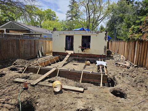 two-storey addition and remodel in San Jose — under construction, photo 22