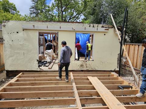 two-storey addition and remodel in San Jose — under construction, photo 26