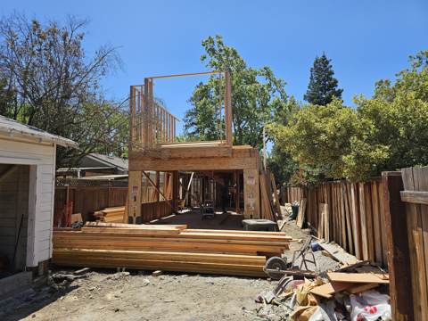 two-storey addition and remodel in San Jose — under construction, photo 29