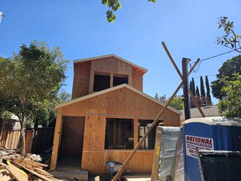 two-storey addition and remodel in San Jose — under construction, photo 32