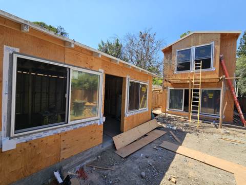 two-storey addition and remodel in San Jose — under construction, photo 33