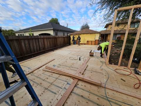 home addition in San Jose — under construction, photo 15