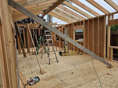 home addition in San Jose — under construction, photo 17