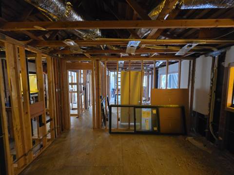 structural remodel in progress in Bay Area — finished, photo 23
