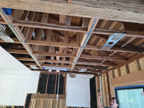 structural remodel in progress in Bay Area — finished, photo 5