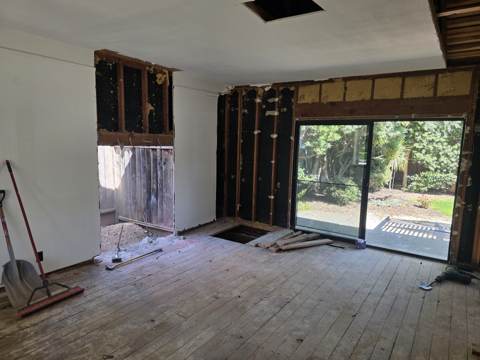 structural remodel in progress in Bay Area — under construction, photo 54