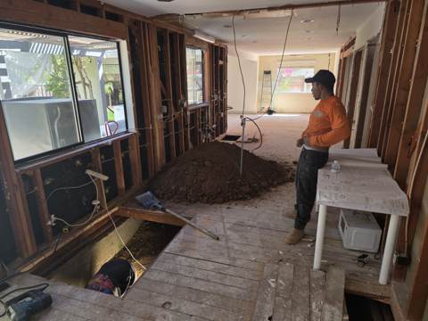 structural remodel in progress in Bay Area — under construction, photo 55