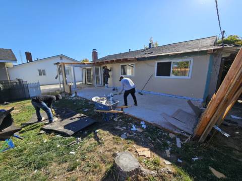 whole-house remodel in Bay Area — before work started, photo 41
